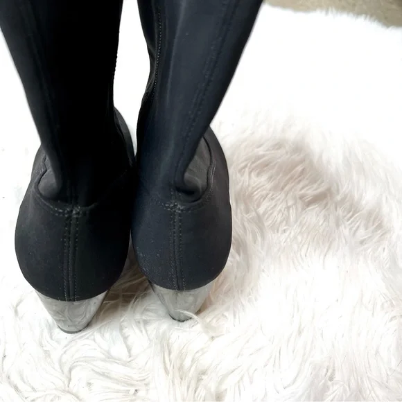 Ara Tabitha waterproof mid calf black heeled boots - Picture 5 of 7